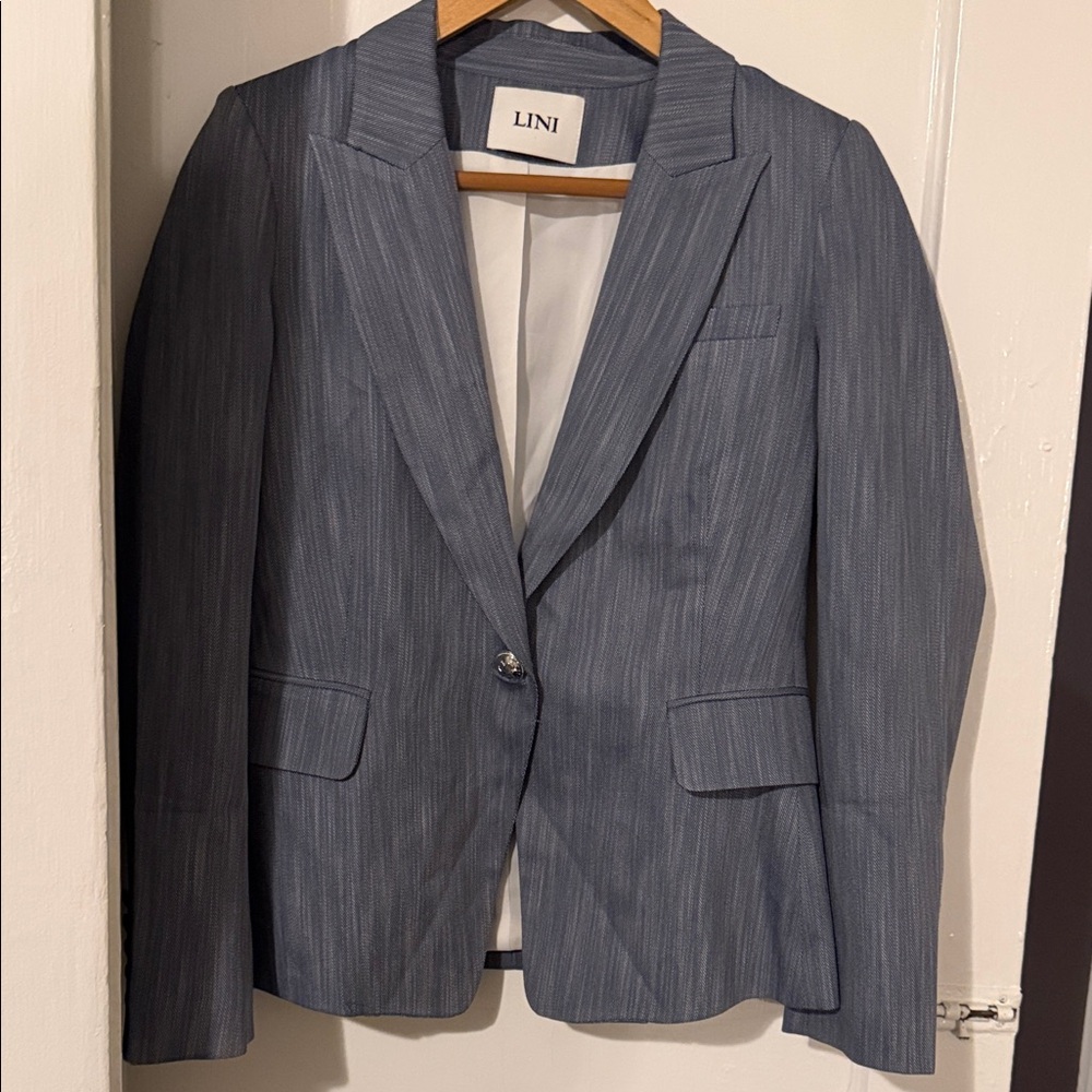 LINI Blue Pinstripe Blazer